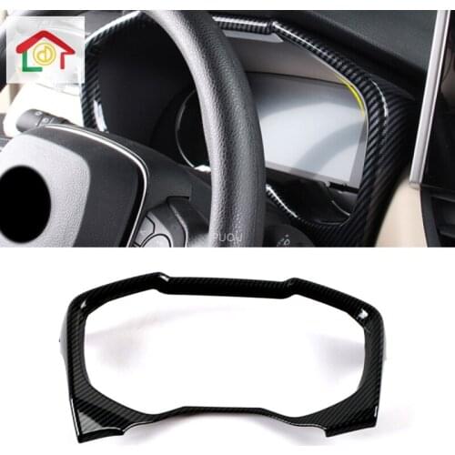 For Toyota Rav4 Rav 4 XA50 2019 2020 Car Dashboard Panel Cover Trim Frame Circle Decoration Sticker Interior Accessory