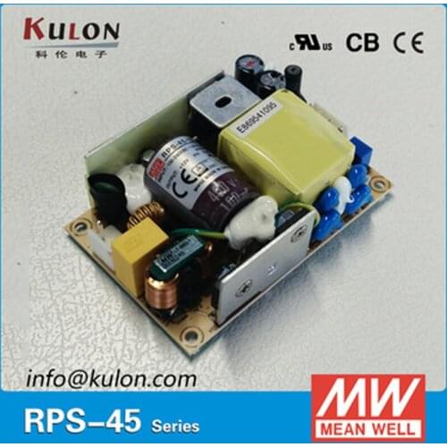 Meanwell RPS-45 Single Output Green PCB Type Medical Power Supply 45W 3.3V 5V 7.5V 12V 15V 24V 48V 8A 5A 3A 1.9A