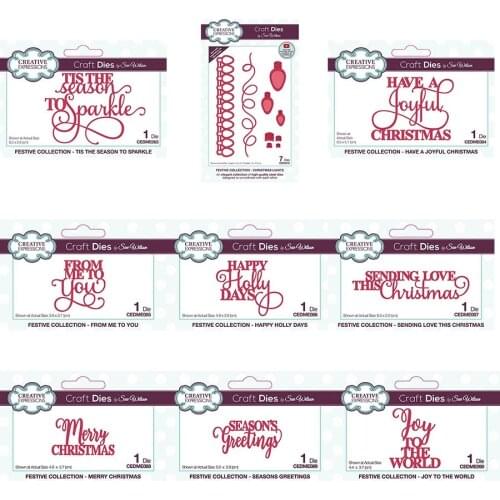 Metal Cutting Dies English for DIY Scrapbooking Album Paper Cards Decorative Crafts Embossing Die Cuts