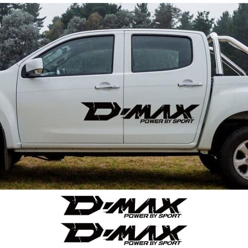Pickup Stickers For Isuzu Dmax D Max Car Door Side Custom Letters Vinyl Decals Truck Graphic Decor Cover Auto Tuning Accessories