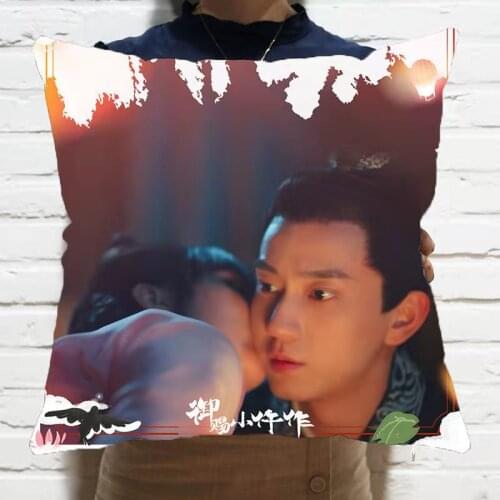 Web Drama Misaki Kosaku Wang Ziqi Su Xiaotong Pillowcase Star Series Cushion Cover Home Decor Throw Covers Star Souvenir Decor