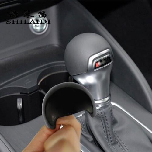 Gear Shift Handle Protection Sleeve decoration Covers Stickers Trims For Audi A3 8V Car Styling Modified Interior Accessories