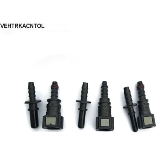 VEHTRKACNTOL Motorcycle Car Fuel Hose Tube Fuel Pipe 7.89mm 9.49mm 6.3mm Connector Full Set Fuel Pipe Connect Adapter