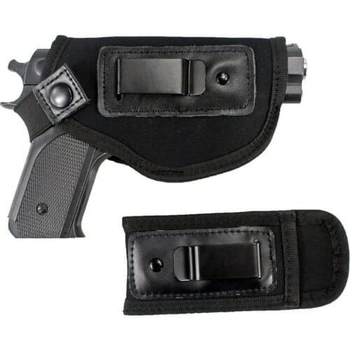 Military Concealed Carry Gun Holster Bag Tactical Universal IWB Pistol Holster With Extra Magazine Pouch Hunting Handguns Holder