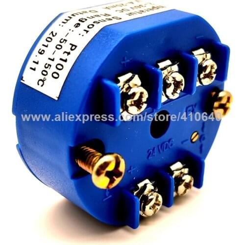 Top Quality Integrated Temperature Module Temperature Transmitter 4-20ma Output 0.2% Accuracy -50 To +600 Can Be Customized