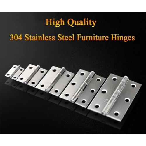 Top Designed 8PCS Silver Tone Cabinet Hinges Furniture Accessories Mini Cabinet Drawer Butt Hinge Furniture Fittings For Cabinet