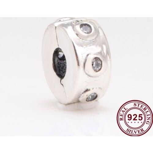 100% 925 Sterling Silver Charm Creative Crown O Elegant Clip Fit Pandora Women Bracelet & Necklace Diy Jewelry