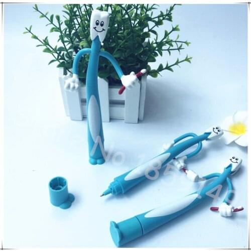 3pcs/set Creative Dental Gift ball-point pen Dental Clinic, Special gift for dentist lab stationery pen kids Small gift