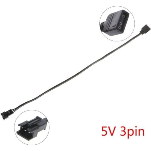 5V 3PIN to JST SM 3Pin Fan Interface Female/Male Adapter Cord Wire for Motherboard SYNC Transfer Extension Cable