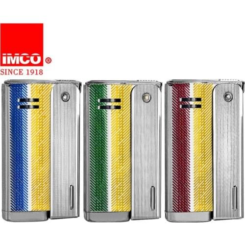 Stainless Steel Austrian IMCO 6800 Kerosene Lighter Retro Vintage Business Gift Metal Windproof Oil Cotton Cigarette Collection