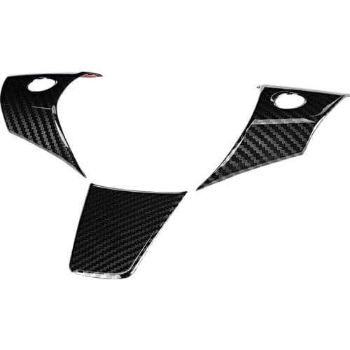 For Tesla Steering Wheel Sequins, Used for Tesla Model 3 Model Y Carbon Fiber Steering Wheel Decorative Stickers