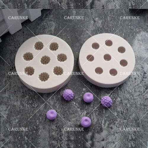 Carunke Raspberry mould blueberry flower silicone mould fondant mold Cake Decorating Mold chocolate gumpaste moulds
