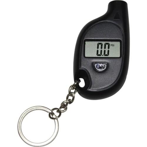 Mini LCD Digital Tire Pressure Gauge Portable Keychain Vehicle Tyre Air Pressure Gauge for Car Auto Motorcycle