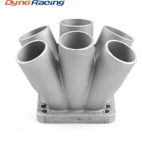 Cast Stainless Steel 6-1 Turbo header manifold Merge Collector With T3 /T4 Flange BX101883