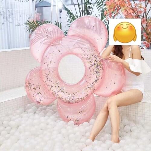 Inflatable Donut Swimming Ring Giant Pool Float Toy Circle Beach Sea Party Inflatable Mattress Water Adult Swimming Pool