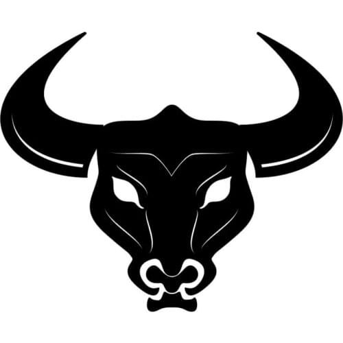 S51115 Various Sizes/Colors Car Stickers Vinyl Decal Bull Head Motorcycle Decorative Accessories Creative Waterproof