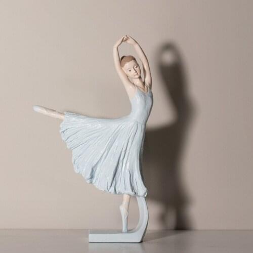 The desktop of children room decoration gifts creative object ballerina resin furnishing articles Christmas gift desk decor