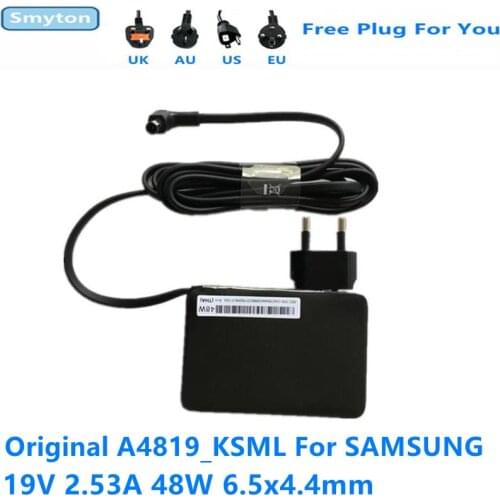 Original 48W AC Adapter Charger For SAMSUNG A4819_KSML 19V 2.53A A4819_FDY ODYSSEY G5 HW-K430 HW-KM360 Power Supply Adapter