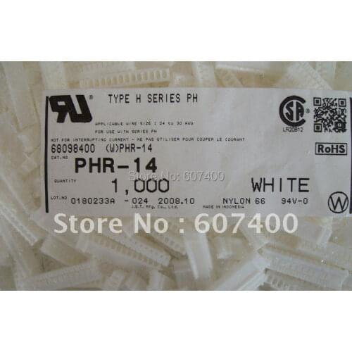 PHR-14 CONN HOUSING PH 14POS 2MM WHITE Connectors terminal housing 100% new and original parts