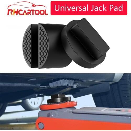 Car lift jack stand rubber pads jack Pad Disc Hydraulic Jack Black Disk Jack Stand Black Rubber Slotted Floor pad head skid incr