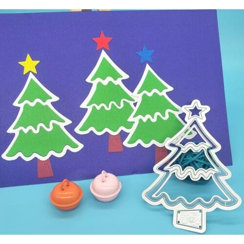 Christmas tree metal cutting knife mold scrapbook photo album greeting card decoration DIY handmade art