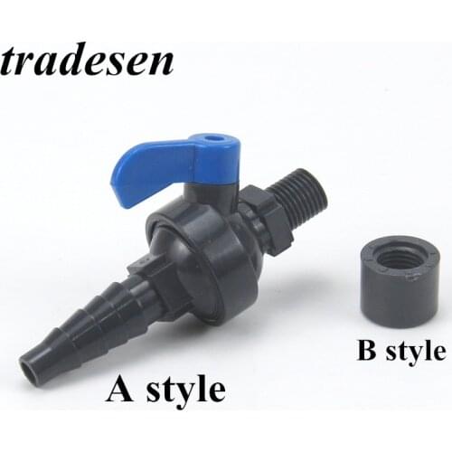 1/4" UPVC Sampling Valve Pagoda Joint Hose Aquarium Irrigation Industrial Water Treatment Laboratory Water Intake Valve