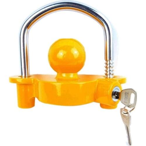 Heavy-Duty Hook Lock Universal Caravan Accessories Trailer Ball Coupler Trailer Lock Heavy-Duty Hook Anti-Theft Lock Hitch