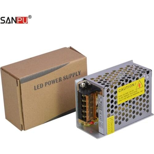 SANPU SMPS LED Driver 5v 36w 7a Constant Voltage 5 Volt Switching Power Supply for 5VDC LED Display ac/dc Lighting Transformer