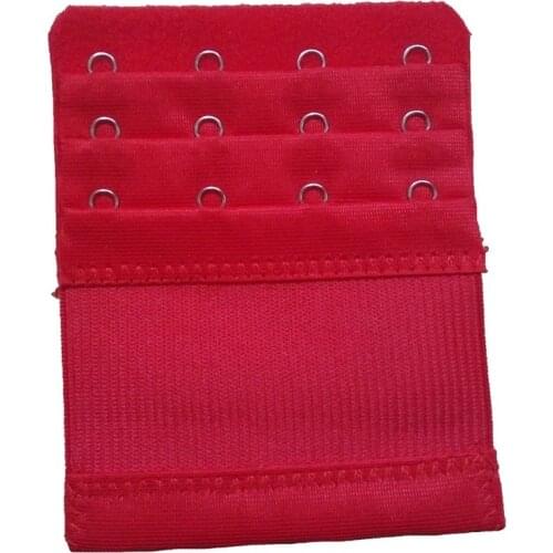 Women Adjustable Bra Extender Strap Extension 4 Hooks Stretch Buckle 4 Hooks 3 Rows Bra Hook Extenders Accessories