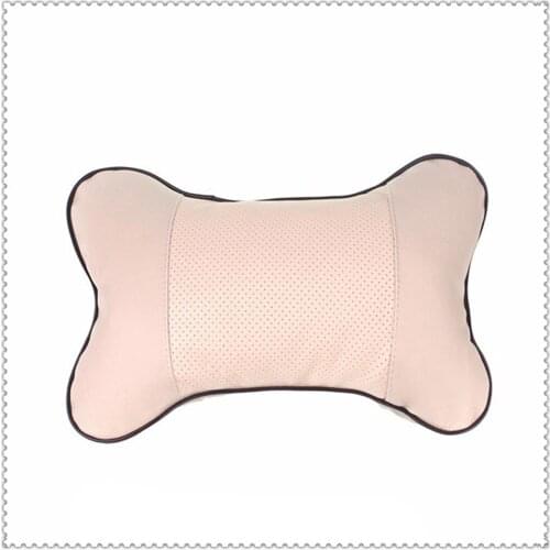 Universal Car Neck Pillows PVC Leather Breathable Mesh for Volkswagen GTI VW CC GOLF 7 Golf 6 MK6 Polo Tiguan