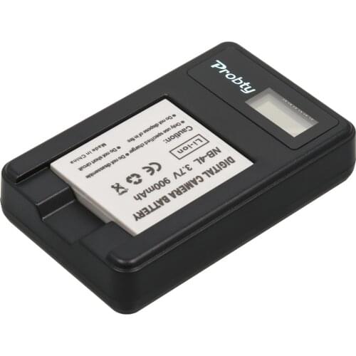PROBTY 1Pcs NB-4L NB 4L NB4L Li-ion Battery + LCD USB Charger For Canon IXUS 60 65 80 75 100 I20 110 115 120 130 IS 117 220 225