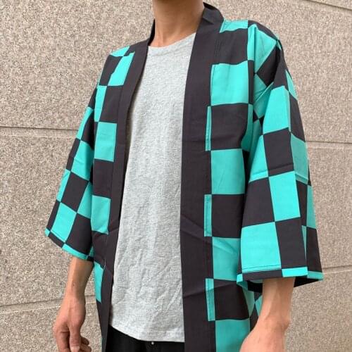 Demon Slayer Cosplay Kimono Women/men Summer Casual Cool Streetwear Anime Kimetsu No Yaiba Inosuke Zenizu Tanjiro Cos Costumes