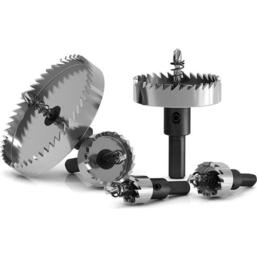 1pc 12mm-60mm HSS Hole Saw Carbide Tip Drill Bit for Metal Alloy Iron Stainless Steel Cutting Drilling Hole Opener