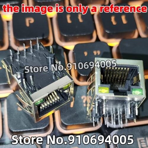 20/10/5PCS HY931147C RJ45 Horizontal gigabit network interface socket with light and variable voltage