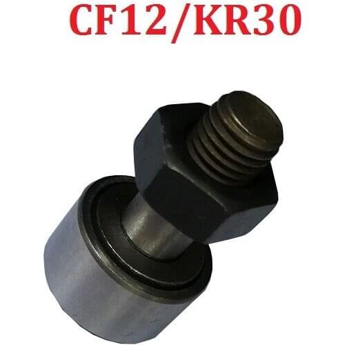 4pcs/lot KR30 KRV30 CF12 Cam Follower Needle Roller Bearing M12X1.5mm Wheel And Pin