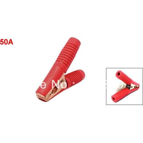 50A Copper Car Auto Battery Clip Alligator Test Clamp Connector