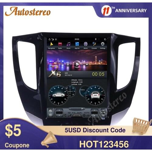 Android 9.0 Tesla PX6 Car GPS Navigation For Mitsubishi L200 Pickup 2007-2017 Stereo Head Unit Auto Radio Multimedia Player DSP
