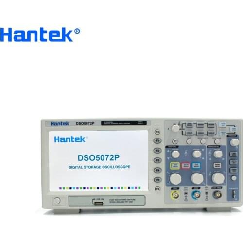 Hantek DSO5072P Digital Oscilloscope 2 Channels 70MHz Bandwidth 1GSa/s 40K TFT Signal Waveform WVGA USB Portatil Osciloscopio
