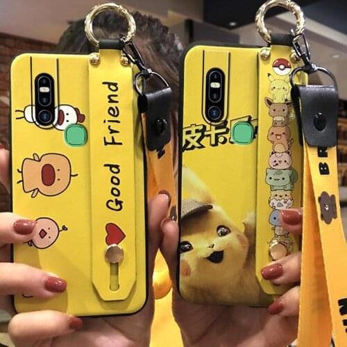 Phone Holder Wrist Strap Phone Case For Infinix X660C/S5 Pro Anti-knock TPU Dirt-resistant For Girls