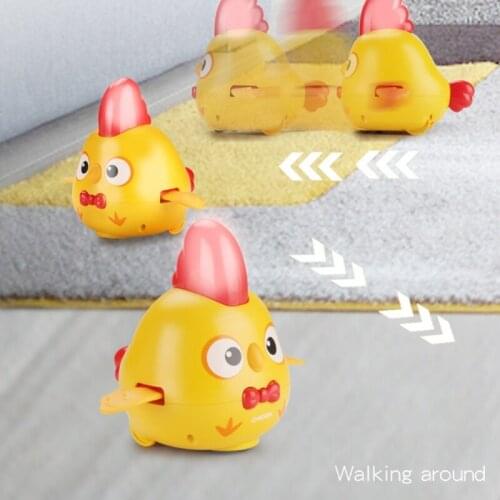 Electric Walking Chicken Toy for Infants Toddlers Perfect Electronic Interactive Gift Lovely Rocking Electric Animal Toy A2UB