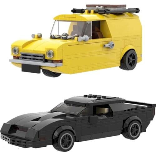 High-tech Knight Rider KITT Sports Racing Car Model Building Blocks TV Only Fools and Horses Vehicle DIY Bricks Collection Toys