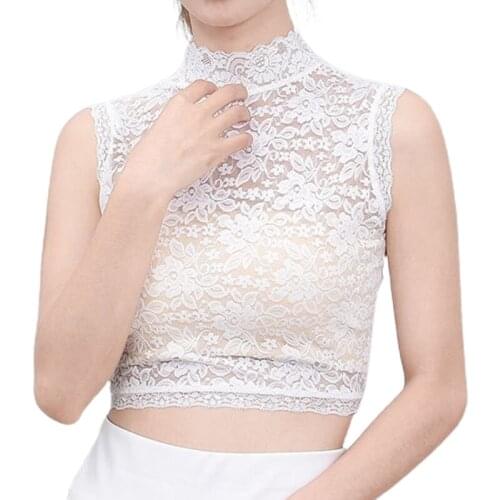 40GC Lace Detachable Half Shirt Blouse Faux Collar Neck Ruff Neck Collar Fake Collar Mini Cape Doll Collar Choker