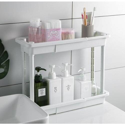 Kitchen mobile cabinet truck telescopic refrigerator narrow crack fruit and vegetable seasoning shelf J05