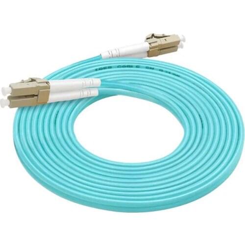 LC-LC Multi-Mode OM3 Fiber Cable Multimode Duplex Fiber Optical Jumper Patch Cord 10pcs/lot Free shipping