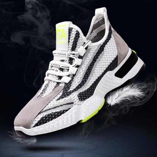Summer Breathable Man Shoes Sport Men Running Shoes Men Sports Shoes Man Sneakers for Fitness Gray Trainers Footwear GMB-0483