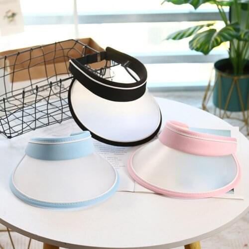 Anti-UV Summer Women Men Sun Hat Sunscreen Caps Color Changing Empty Top Hat Sunscreen Hats Bicycle Sunshade Sports Visor Caps