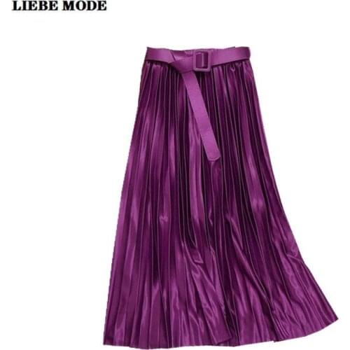 Женские плиссированные юбки LIEBE MODE China At AliExpress