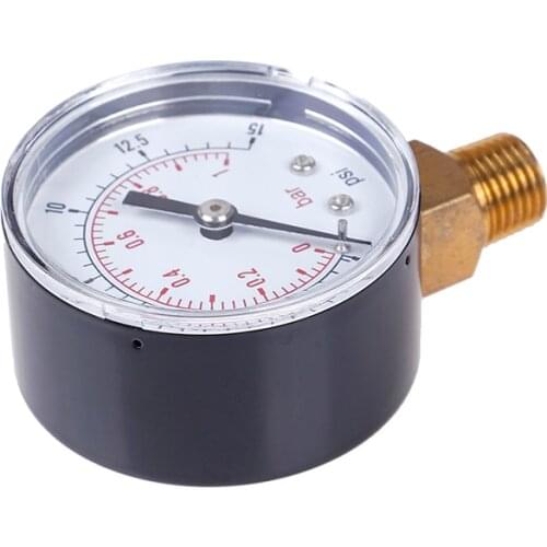 22/25/40/50mm Diameter Pressure Gauge Low Pressure For Fuel Air Oil Gas Water Oil Gas Measurement