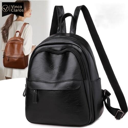 Fashion Backpack Female Leather Mochila Para Hombre High Quality Womens Backpack Designer Bags for Women Small Backpack Middle