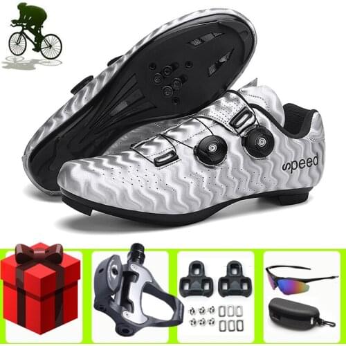 2021 New Professional Men Road Cycling Shoes Pedals Training Breathable Bike Men Sneakers Women Bicycle Riding Racing Shoes